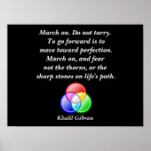 Poster Citation de Khalil Gibran (Devant)