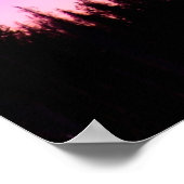 Poster Citation de la Bible Amour de Dieu pourpre (Coin)