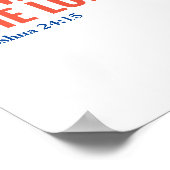 Poster Citation De La Bible Catholique Nous Serons L'Affi (Coin)