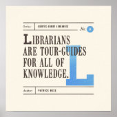 Poster Citation de la bibliothèque classique de Patrick N (Devant)