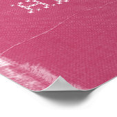 Poster Citation de la condition physique de Denim rose po (Coin)