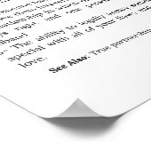 Poster Citation de la définition du mariage amusant (Coin)