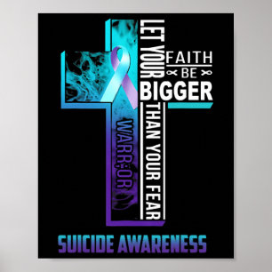 Poster Citation De La Foi Chrétienne Pour Suicide En Sant