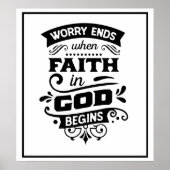 Poster Citation de la foi en Dieu (Devant)