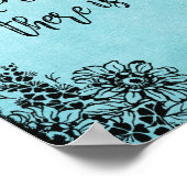 Poster Citation de la foi inspirante Dieu fera un chemin (Coin)