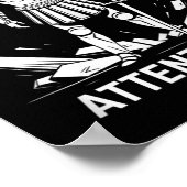 Poster Citation de la force mentale Épictète stoïque Déba (Coin)
