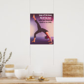 Poster Citation de la gymnastique motivationnelle (Cuisine)