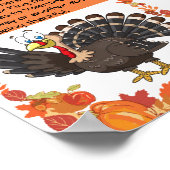 Poster Citation de la Journée de l'Action de grâce (Coin)