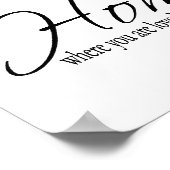 Poster Citation de la maison et de l'amour (Coin)