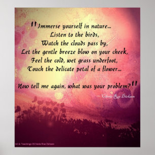 Poster Citation de la nature