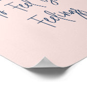 Poster Citation de la position optimisée en blanc (Coin)