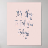 Poster Citation de la position optimisée en blanc (Devant)