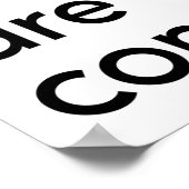 Poster Citation de la position optimisée moderne (Coin)