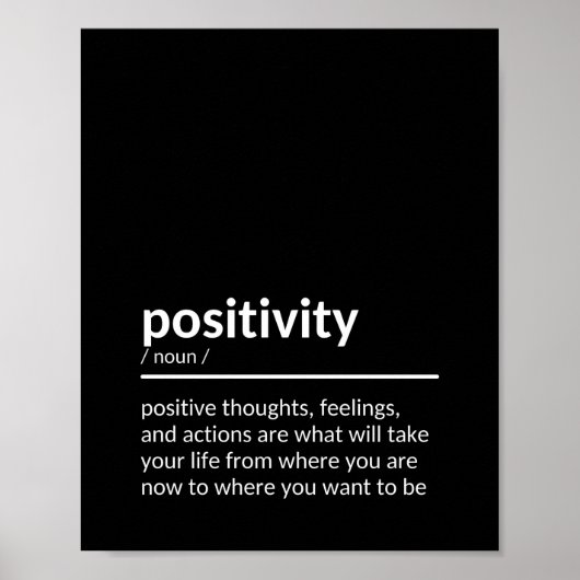 Poster Citation de la positivité (Devant)