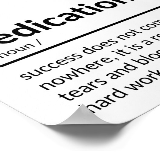 Poster Citation de la référence d'inspiration (Coin)