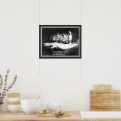 Poster Citation de la sorcière Macbeth Three (Cuisine)