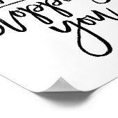 Poster Citation de la typographie motivationnelle Ce qui  (Coin)