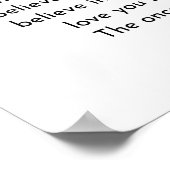 Poster Citation de l'amitié, Par épais et minces (Coin)