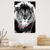 Poster Citation de leadership motivationnel (Cuisine)