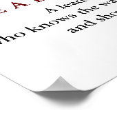 Poster Citation de leadership motivationnel (Coin)