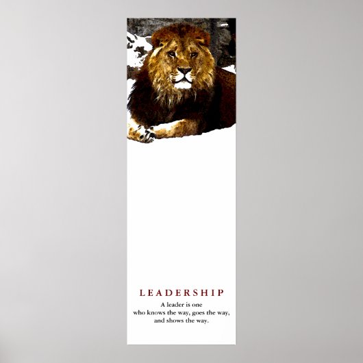 Poster Citation de leadership motivationnel (Devant)