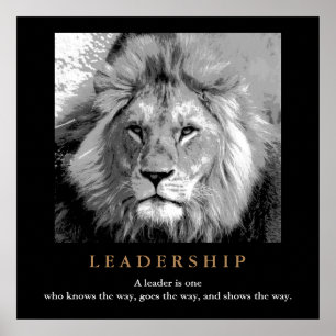 Poster Citation de leadership motivationnel