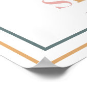 Poster Citation de l'Écriture Pastel Let Your Light Shine (Coin)