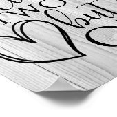 Poster Citation de l'Écriture pour mariage chrétien Cadea (Coin)