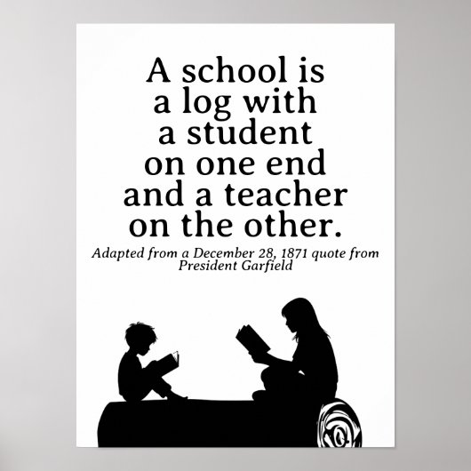 Poster Citation de l'Éducation Classique par le Président (Devant)