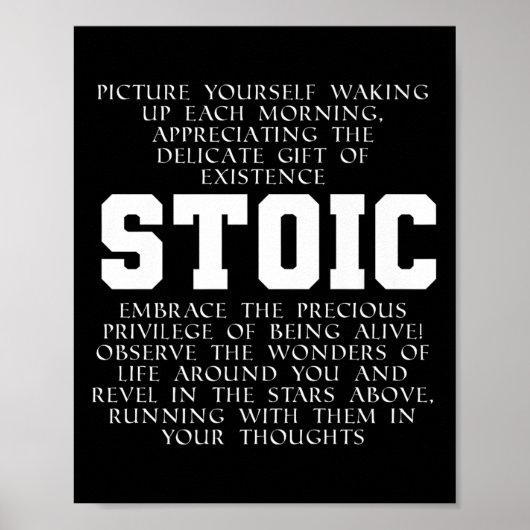 Poster Citation de l'Empire romain Marcus Aurelius Gratir (Devant)