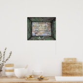 Poster Citation de l'environnement sur la terre (Cuisine)