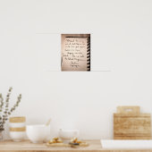 Poster Citation de l'espurgeon [Imprimer] (Cuisine)