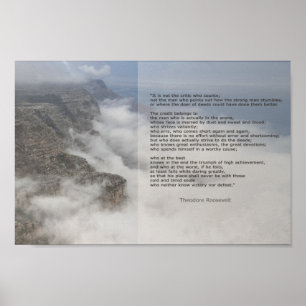 Poster Citation de l'homme inspirateur dans l'arène Roose