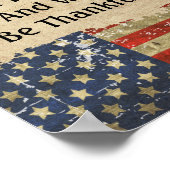 Poster Citation de liberté du drapeau américain Patriot d (Coin)