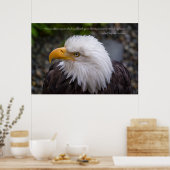 Poster Citation de liberté Eagle Eternal Vigilance (Cuisine)