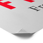 Poster Citation de liberté motivationnelle Wolf Pop Art G (Coin)