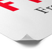 Poster Citation de liberté motivationnelle Wolf Pop Art G (Coin)