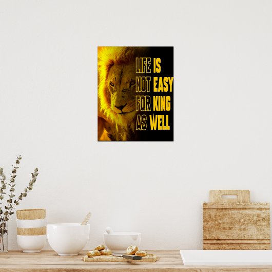 Poster Citation de lion (Cuisine)