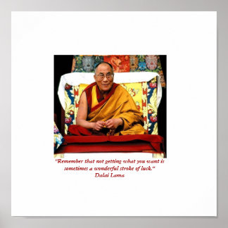 Poster Citation de Little Seeds Art HH Dali Lama