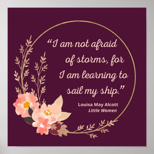 Poster Citation de Little Women I - Style mignon (Devant)