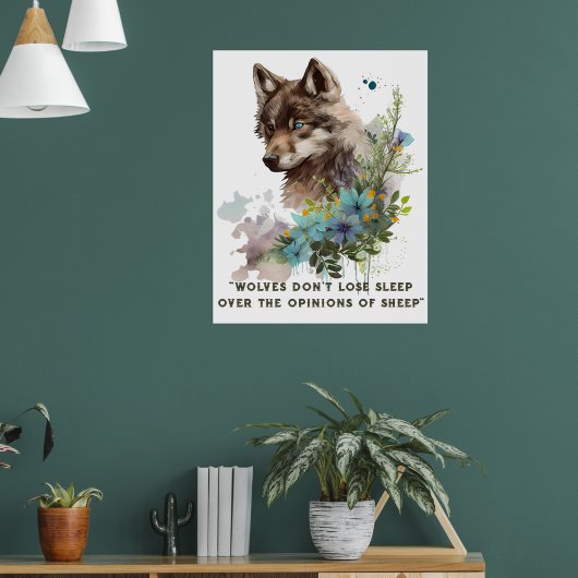 Poster Citation de loup (Salon 1)