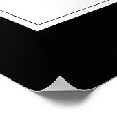 Poster Citation de loup d'aquarelle "Gardez-la simple" (Coin)