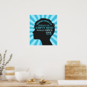 Poster Citation de Malcolm Forbes 18"x20" (Cuisine)