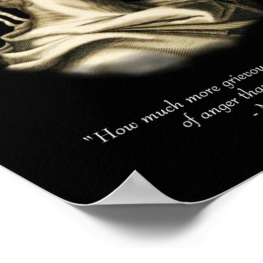 Poster Citation de Marcus Aurelius (Coin)