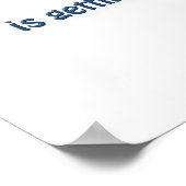 Poster Citation de Mark Twain - Le secret de l'avance est (Coin)