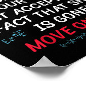 Poster Citation de maths drôle Cher maths passe à autre c (Coin)