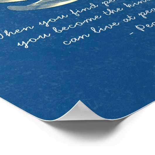 Poster Citation de méditation de l'instructeur YOGA Studi (Coin)