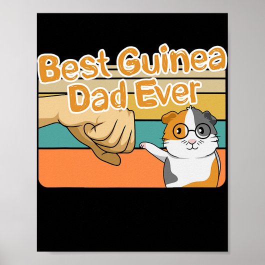Poster Citation de Meilleur papa guinéen pour un cochon d (Devant)