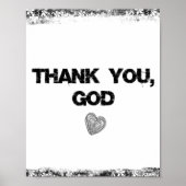 Poster Citation de Merci God (Devant)