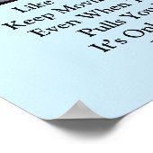 Poster Citation De Motivation De Plage : Comme Les Vagues (Coin)